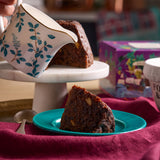 Fortnum's King George Christmas pudding in ceramic basin 907g - British product