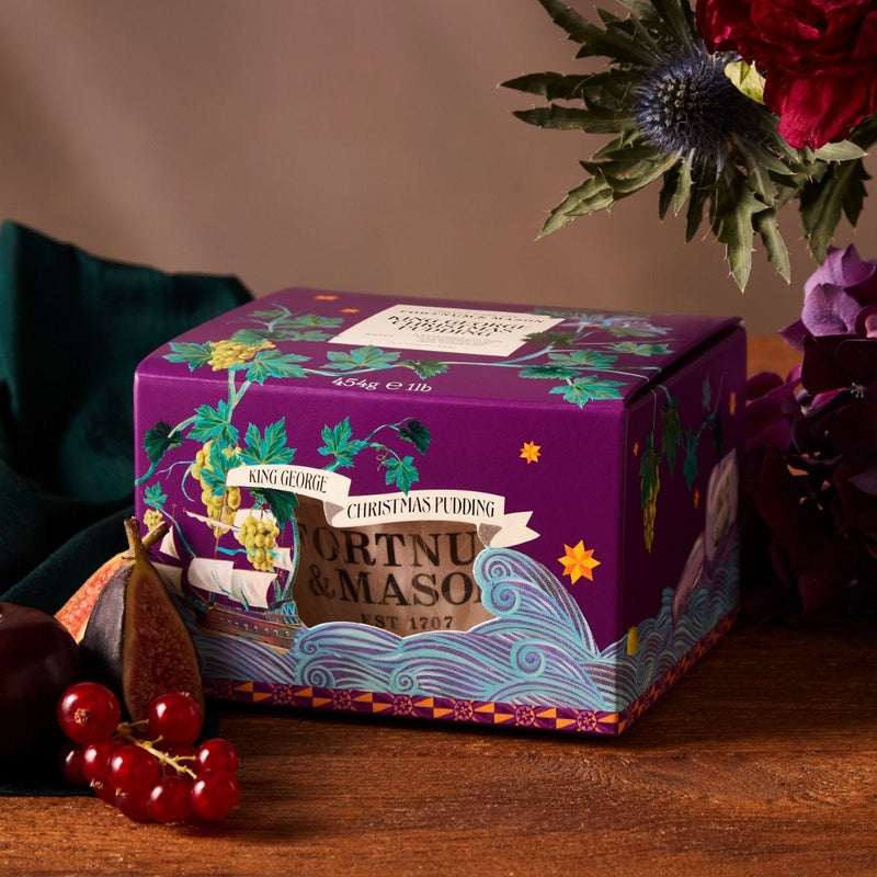 Fortnum & Mason King George Christmas Pudding 454g - British product