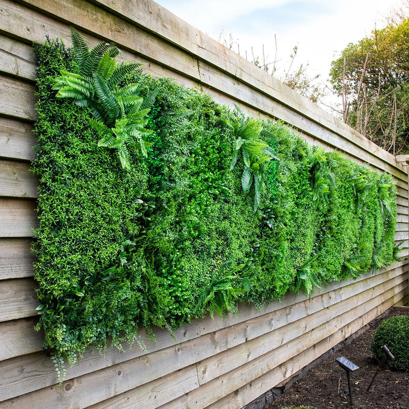 Artificial foliage wall panel by Tree Locate, pack of 5 - British product