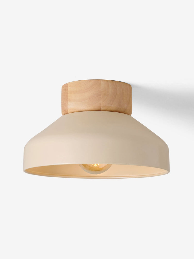 MADE.COM Cream Albert flush fitting ceiling light - British product