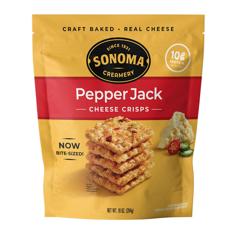 Sonoma Creamery Pepper Jack Cheese Crisps 284g (British brand)