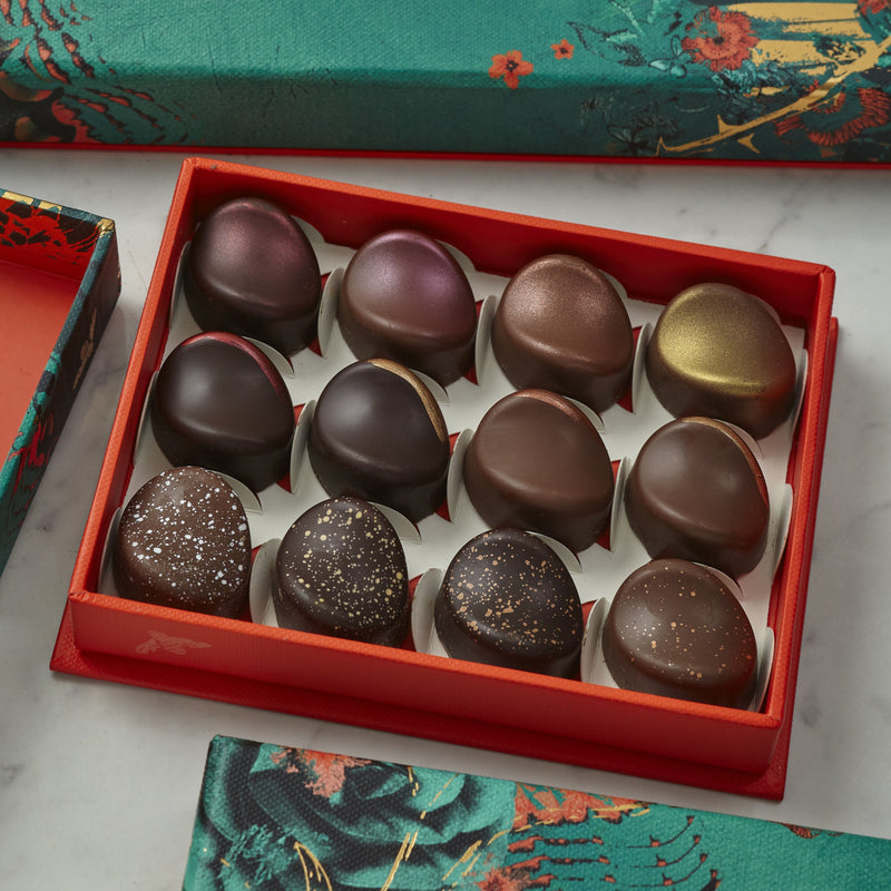 Fortnum's chocolate caramels selection box 108g (British brand)