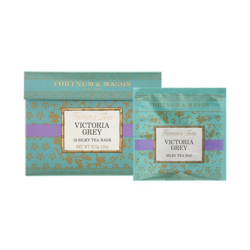 Fortnum's Victoria Grey tea silky teabags 37.5g, imported from the UK