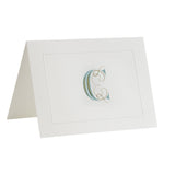 Fortnum's alphabet notecard C initial A6 set, imported from the UK