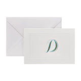 Fortnum's D initial notecards A6 - British product