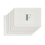 Fortnum's alphabet notecards F initial, box of 8 (British brand)