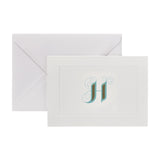 Fortnum's H initial A6 notecards with envelopes - British product