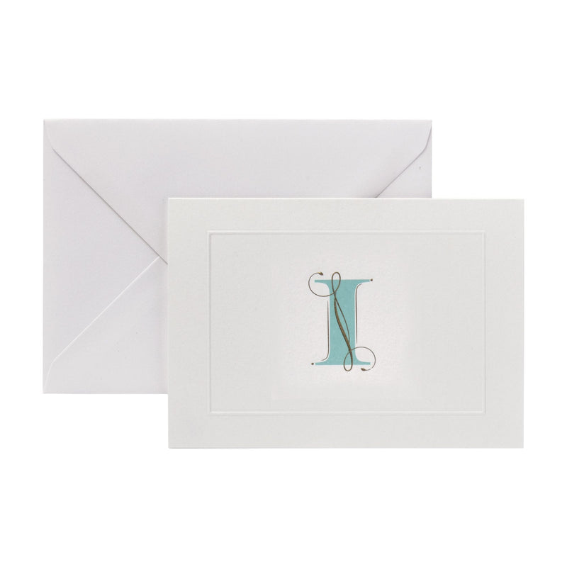 Fortnum's Alphabet notecards I, 8 A6 cards with envelopes - British product