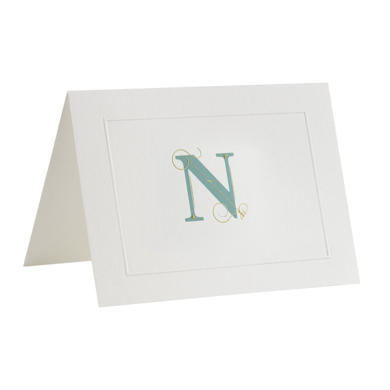 Fortnum's notecards N initial A6, imported from the UK