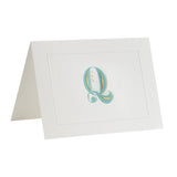 Fortnum's Alphabet notecards with Q initial A6, UK version