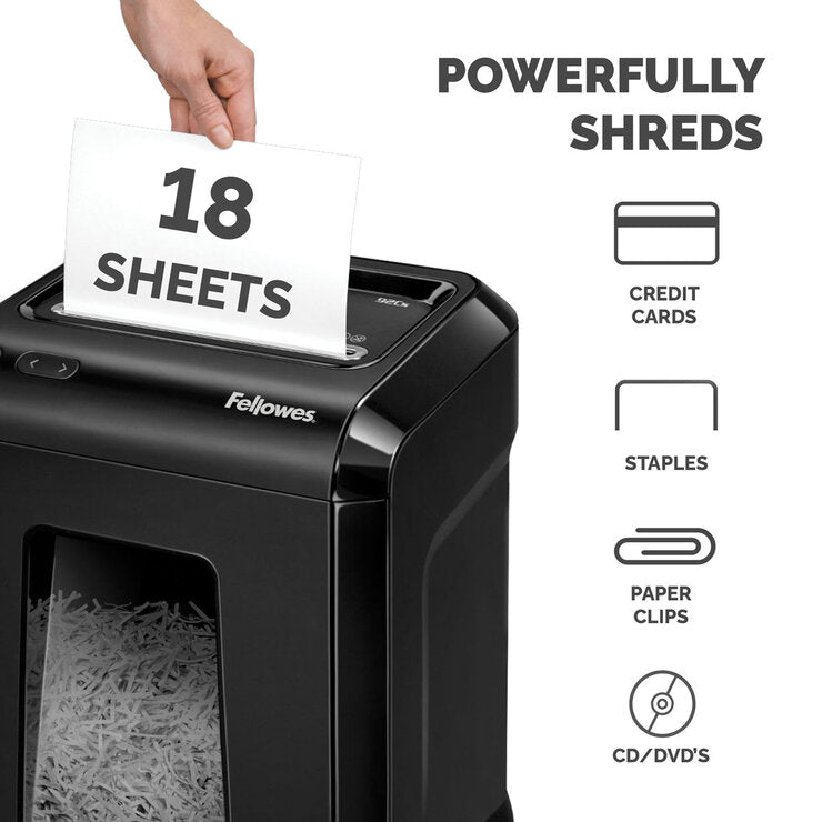 Fellowes 92Cs cross cut shredder 18 sheet, UK version