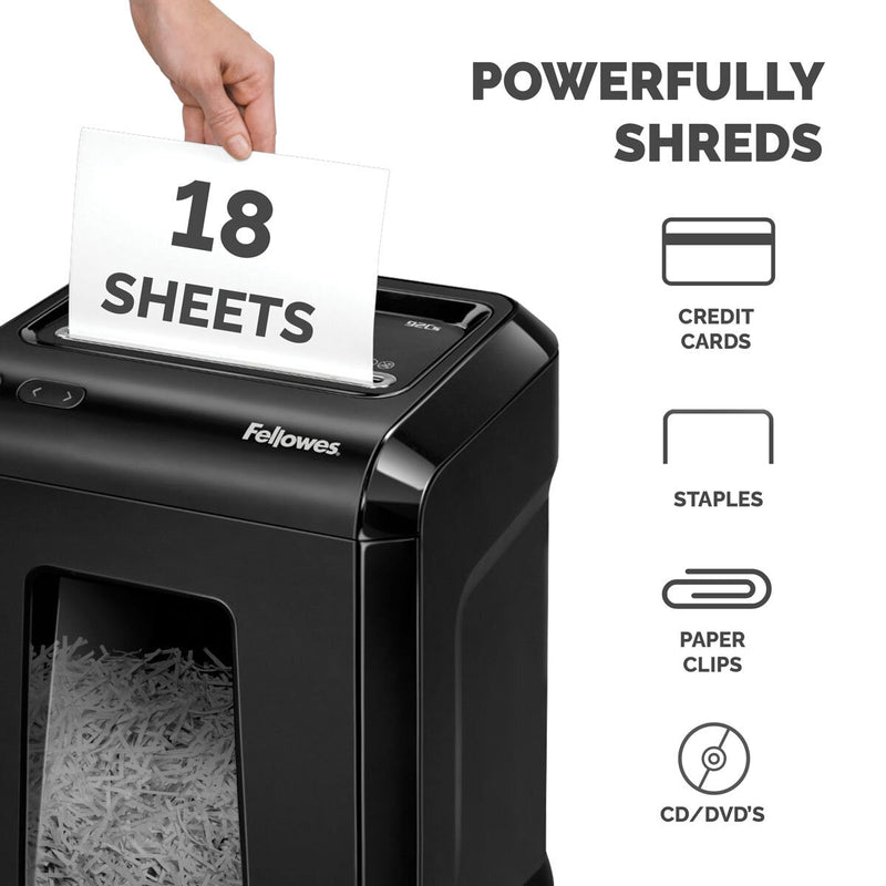 Fellowes 92Cs cross cut shredder 18 sheet, UK version