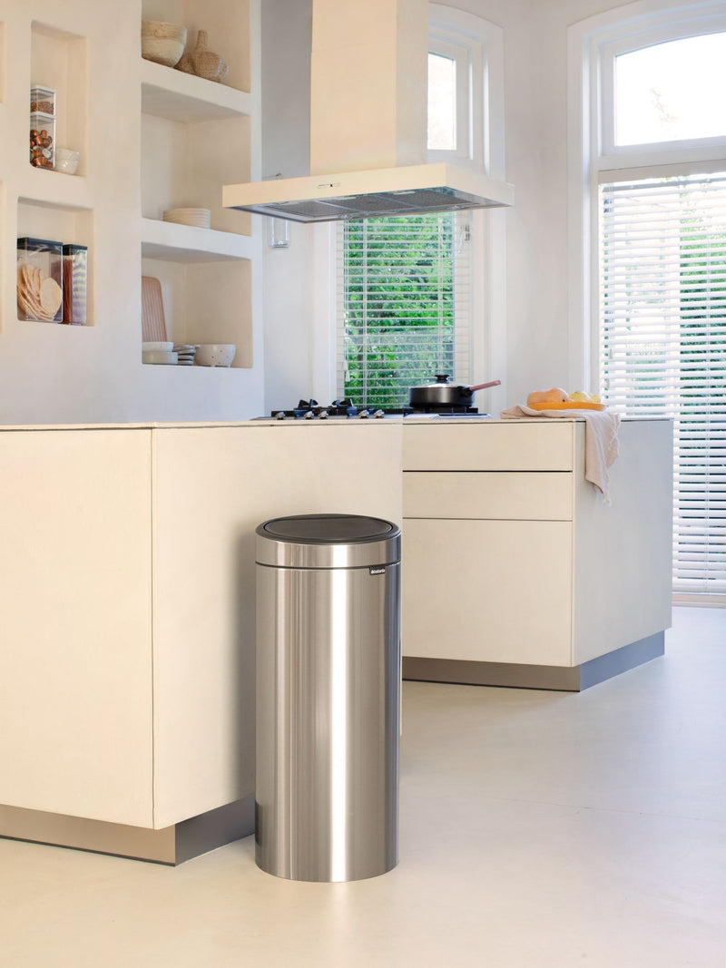 Brabantia Brilliant Steel Touch Kitchen Bin 30L