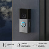 Ring video doorbell pro with chime and battery imported from the UK