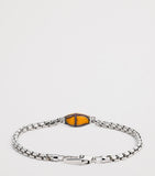 Tateossian sterling silver French Cross chain bracelet limited edition (British brand)