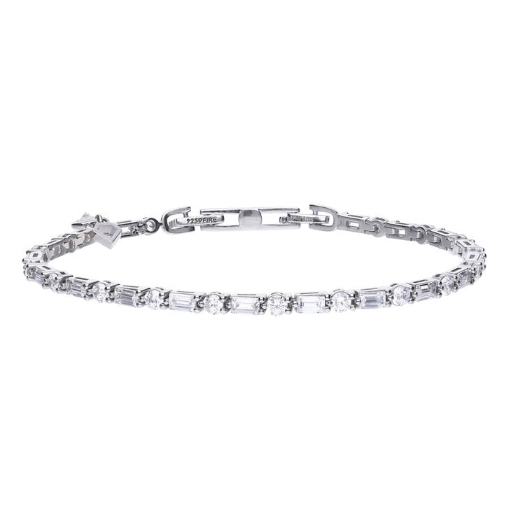 DiamonFire sterling silver cubic zirconia bracelet, UK version