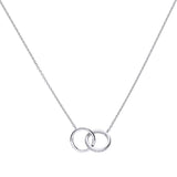 Costco UK DiamonFire Sterling Silver Cubic Zirconia Interlocking Rings Necklace- Buy online at McGrocer