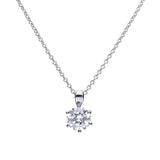 DiamonFire sterling silver cubic zirconia pendant, imported from the UK