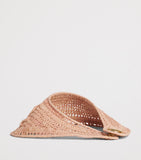 Chloé raffia logo visor - British product