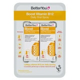 BetterYou Vitamin B12 Oral Spray Natural Apricot Flavour 2 x 25ml - British product