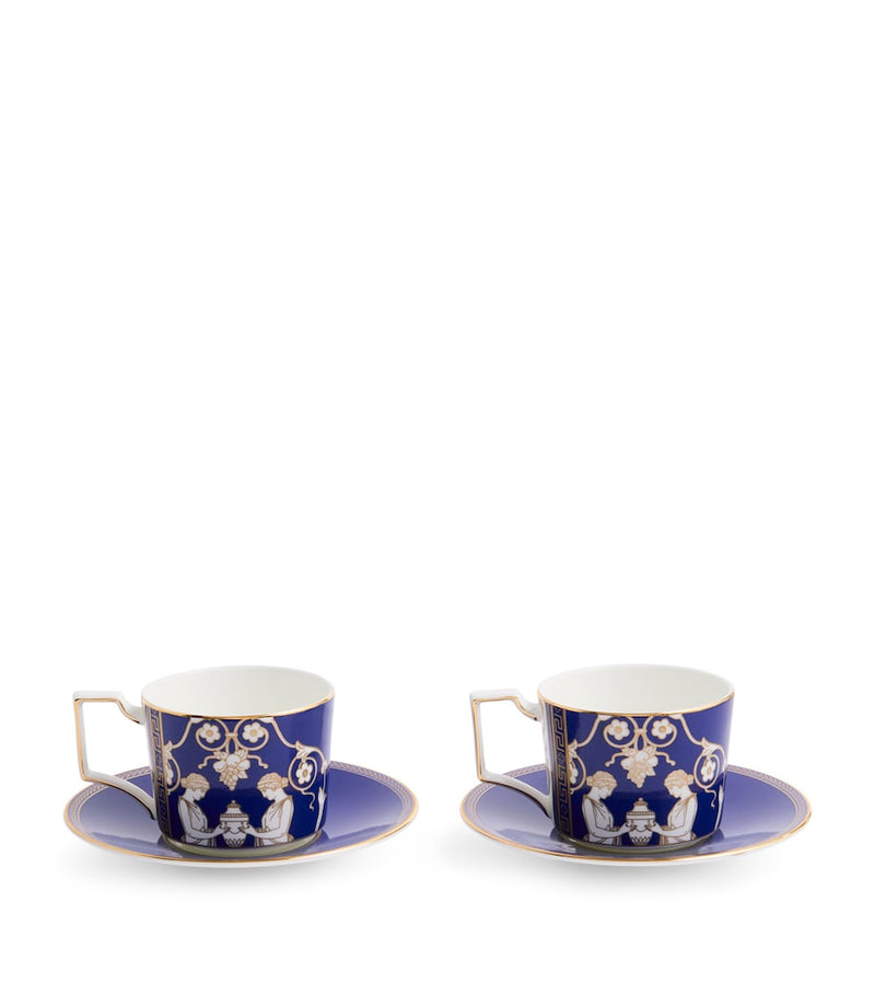 Wedgwood Renaissance teacup and saucer set of 2 (British brand)
