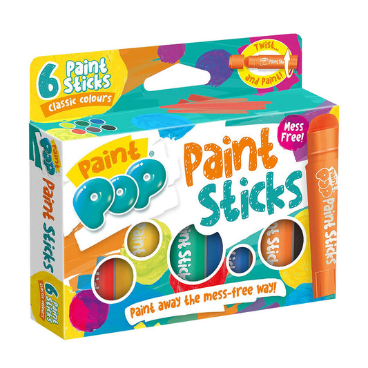 Colour Pops Paint Sticks 6pk GOODS Sainsburys   