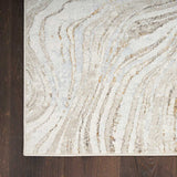 Nourison Glitz Gold Marble Runner rug 69 x 229 cm, UK version