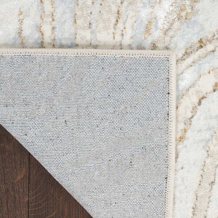 Nourison Glitz Gold Marble Runner rug 69 x 229 cm, UK version