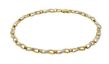 Argos Revere 9ct Yellow Gold Diamond Accent Twist Bracelet- Buy online at McGrocer
