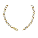 Revere 9ct gold diamond twist bracelet, imported from the UK