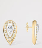 Messika Fiery diamond stud earrings 0.65ct 18kt yellow gold, imported from the UK