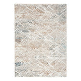 Nourison Grey Abstract Area Rug 160x220 cm, imported from the UK