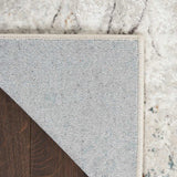 Tapis gris Glitz de Nourison - Produit britannique