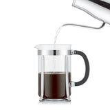 Bodum chrome cafetiere with 1.5 litre capacity - British product