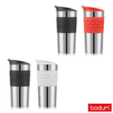 Costco UK Bodum Stainless Steel Travel Mug (0.35L) 2 Pack, Two Colour Combinations- Buy online at McGrocer