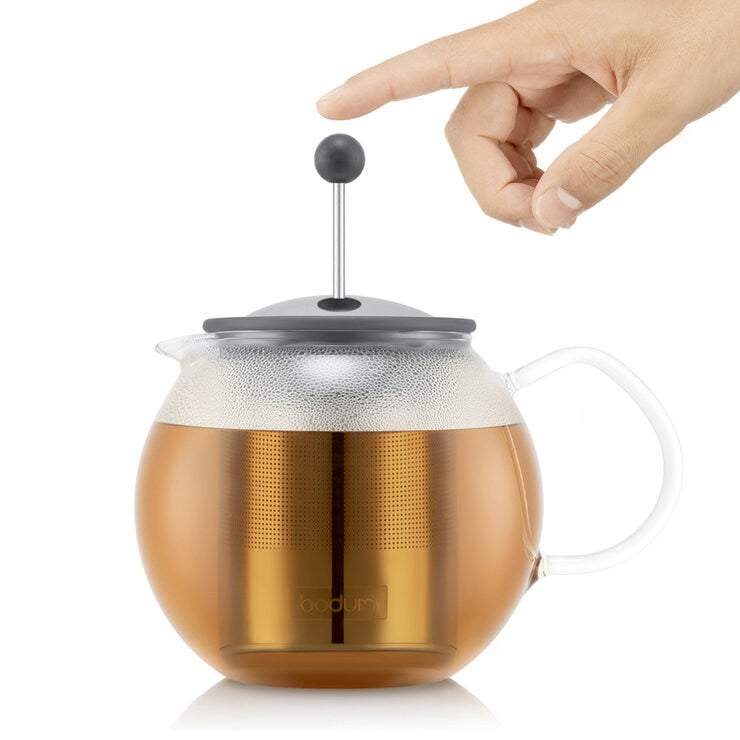 Bodum Assam tea press with two glasses 1L - British product