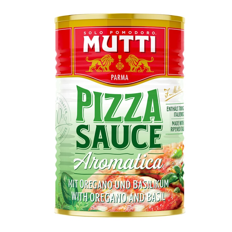 Mutti Pizza Sauce 6 x 400g, imported from the UK