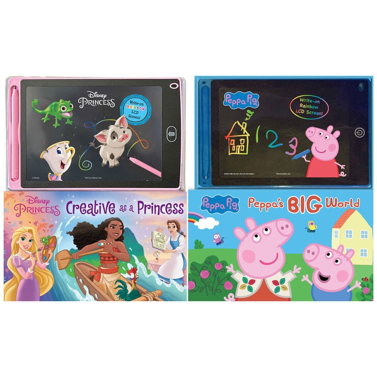 Disney Peppa Paw Patrol Spidey LCD book, imported from the UK
