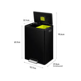 EKO Ecocasa II recycling bin 20L+20L (British brand)