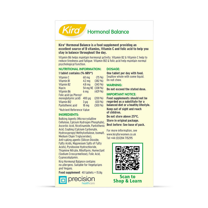 Kira Hormonal Balance Vitamin B Complex 40 tablets - British product