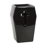 Superdrug Something Different Coffin Oil Burner Gothic Ceramic Burner 14cm Height- Buy online at McGrocer