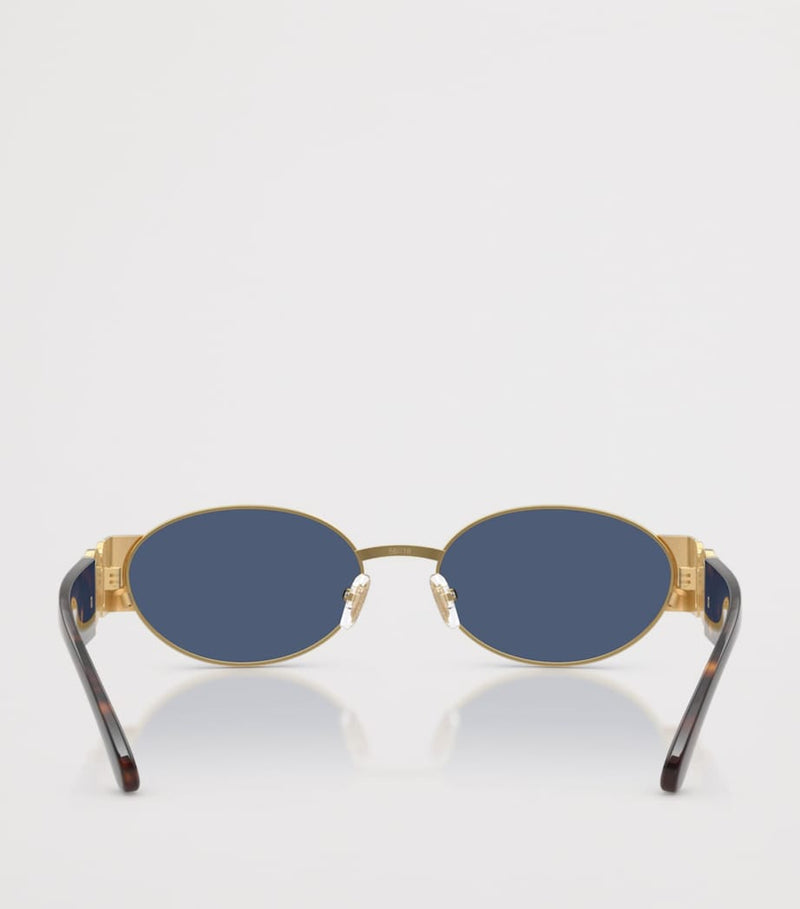 Versace steel oval sunglasses - British product