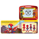 Spidey board book with magnetic drawing pad (British brand)