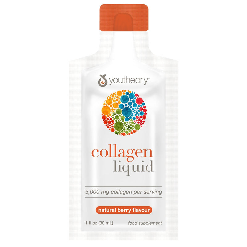 Youtheory Collagen Liquid Natural Berry 30 Count (British brand)