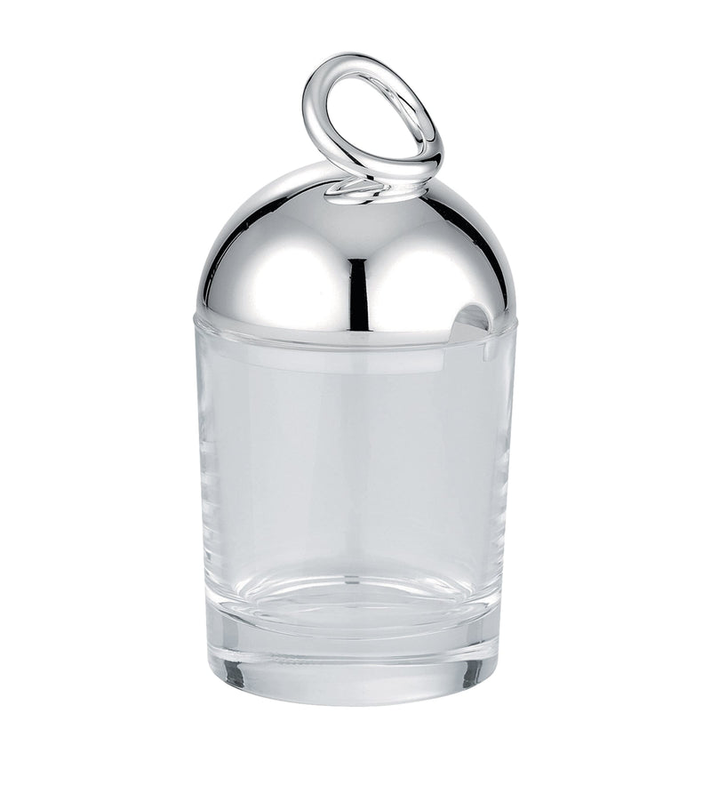 Christofle Silver-Plated Vertigo condiment pot 14cm - British product
