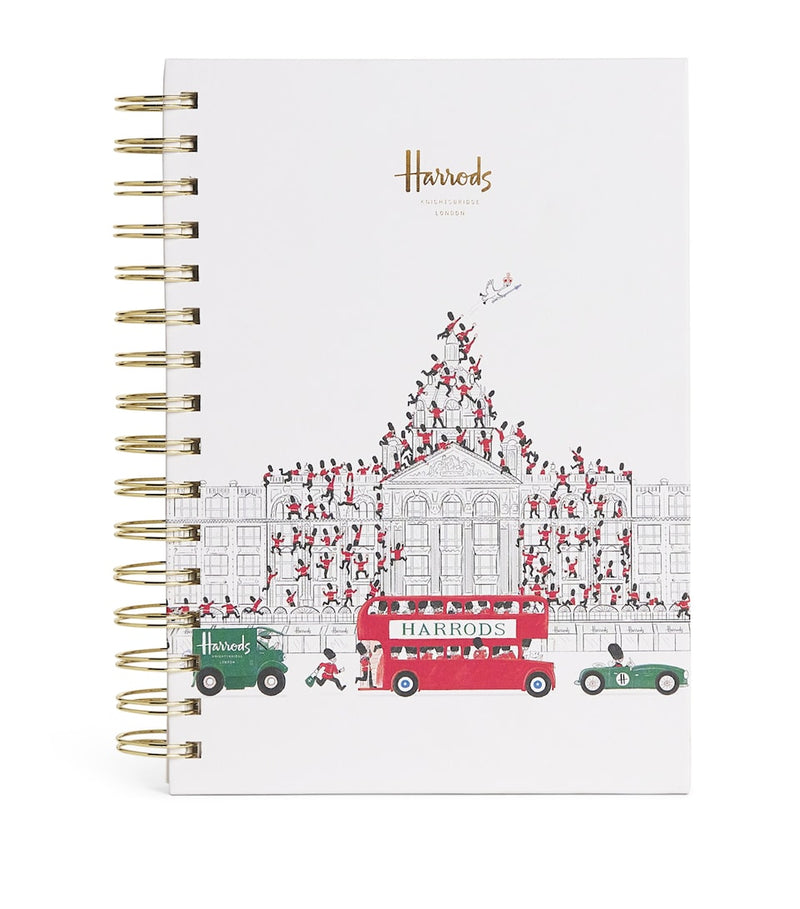 A5 Lined Notebook with Menagerie Pattern 21cm x 15cm