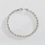 Revere Italian sterling silver three-strand braid bracelet, UK version