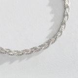 Revere Italian sterling silver three-strand braid bracelet, UK version