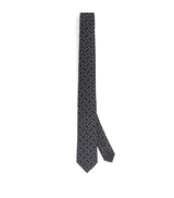 Harrods Giorgio Armani Silk Geometric Jacquard Tie- Buy online at McGrocer
