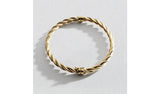 Argos Revere 9ct Yellow Gold Twisted Chain Bangle- Buy online at McGrocer